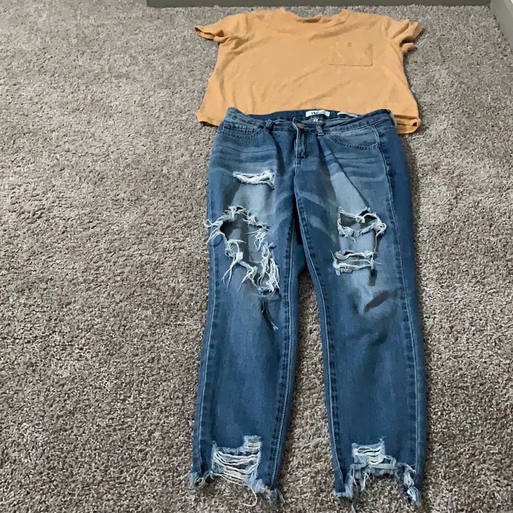 YMI ripped jeans